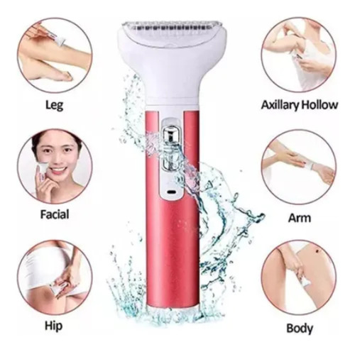 Depiladora Manual Electrica 5/1 Recargable Corporal Facial