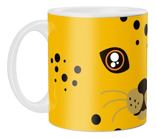 Caneca Personalizada Onça - Animais - Cerâmica - 325ml