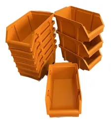 Comprar Caixa Plástica Gaveteiro Parafusos Nº3 Com 60 Peças Laranja no Mercado Livre