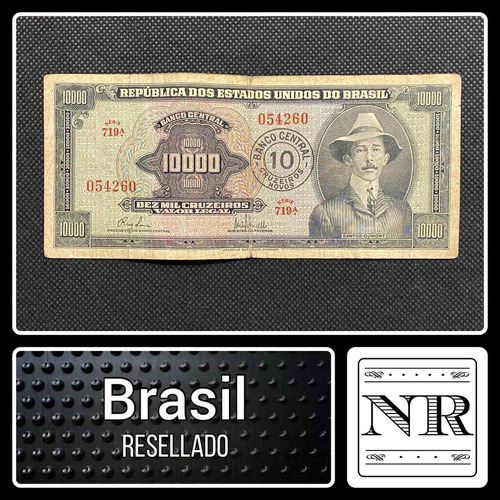 Brasil - 10000 / 10 Cruzeiros Novos - Año 1967 - P #189