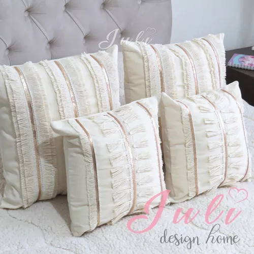 Set x 4 Almohadones Decorativos para Cama - Juli Design Home