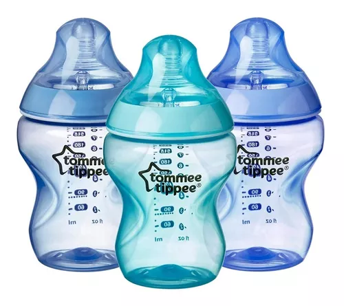 Tommee Tippee 522597 Closer to Nature Biberones de colores Fiesta de 9  onzas, paquete de 6