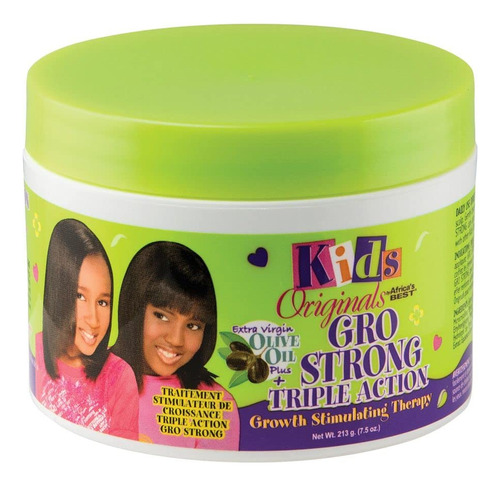 Africas Mejor Kids Orig Gro Fuerte Terapia 7.5onza Jar (221m