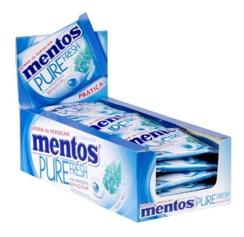 Goma De Mascar Mentos Pure Fresh Mint C/15 - Perfetti