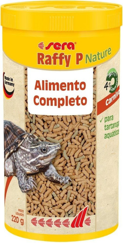 Raffy P Nature 220g/1 L Alimento Base P/ Tartaruga Aquática