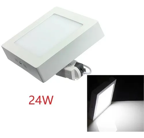 Foco Panel Led 24w Sobrepuesto Cuadrado Frío Foco Panel Led 24w Sobrepuesto Cuadrado Frío