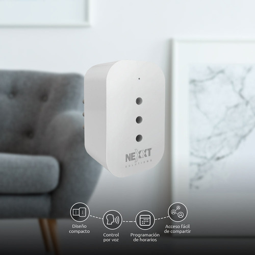 Enchufe Inteligente Nexxt Smart Wi-fi 220v Blanco