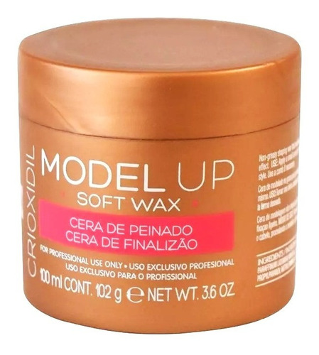 Cera De Peinado Crioxidil Model Up 100ml Efecto Brillante 