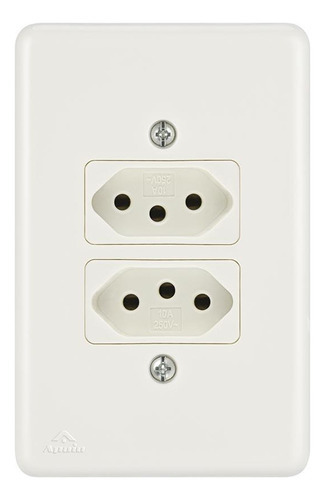 Linha Bianca 2 Tomada 2p+t 10a Nbr14136h B3601 Apoio