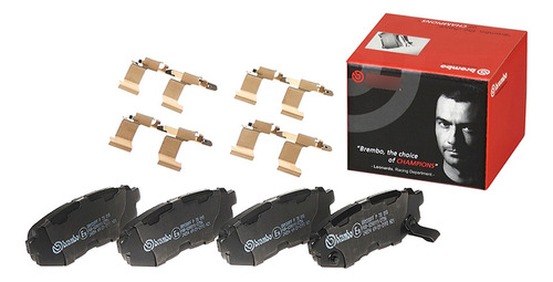 Kit Traseras Balatas Bajos Metales Brembo Tribeca 08/12