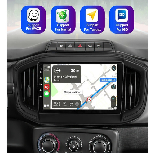 Central Multimídia Android Fiat Strada 2021-22 8/core 9p 4g