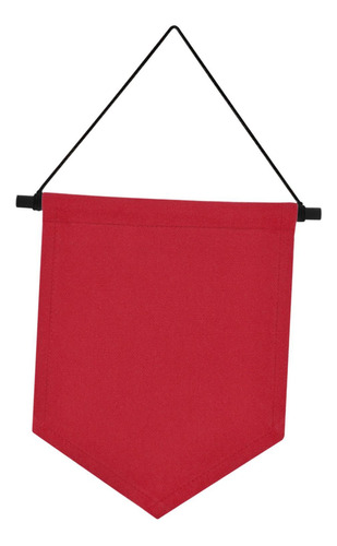 Pantalla De Pared De Insignia Colgante Bandera De Pared Rojo