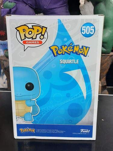 Funko Pop 505 Squirtle 10 Pulgadas Special Edition