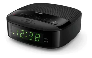 Rádio Relógio Digital Fm Alarme Despertador Philips