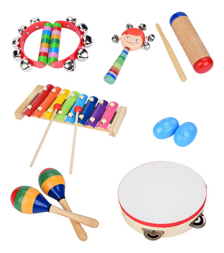 Instrumentos De Percusión Para Niños Pequeños, 13 Piezas, De