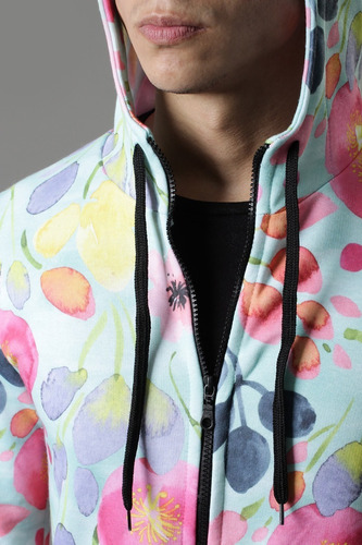 Imagen 2 de 4 de Campera Estampada No End 36405 Hombre