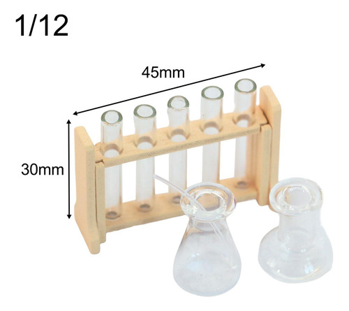 De Laboratorio De Ciencia De Juguete En Miniatura Beige