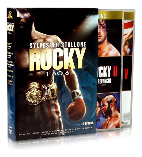 Coleção Rocky Balboa - 6 Filmes Em Blu-ray