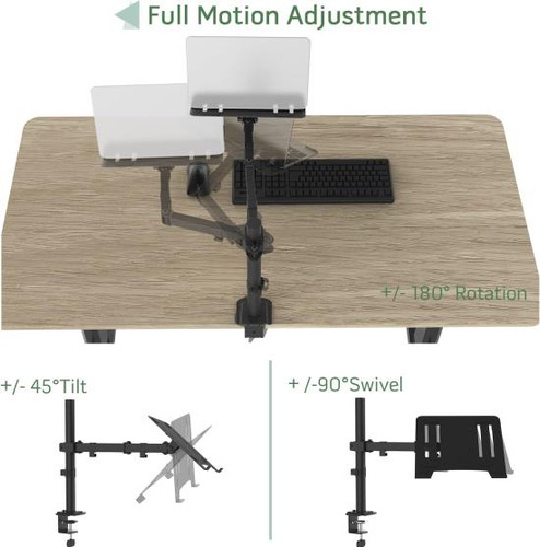 Upgravity Soporte De Escritorio Para Computadora Portátil, S