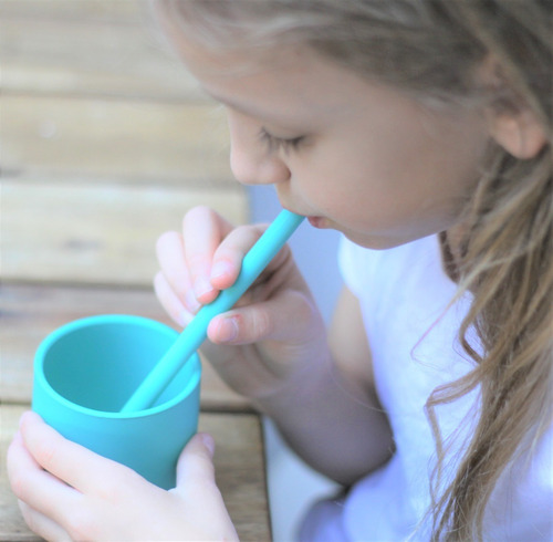 Imagen 4 de 5 de Sorbetes De Silicona Reutilizable Minikoioi Flexi Straws