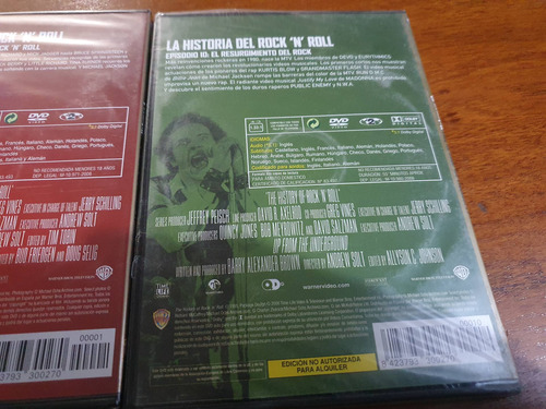 La Historia Del Rock And Roll - 2 Dvd Importado España Pal