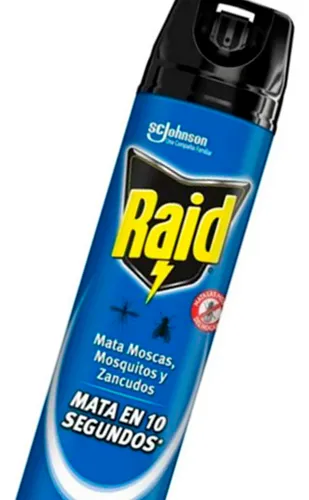 Raid Insecticida Mata Moscas Mosquitos Y Zancudos X 380ml