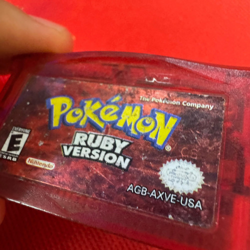 Pokémon Ruby Version Suelto Game Boy Advance Gba C (Usado)