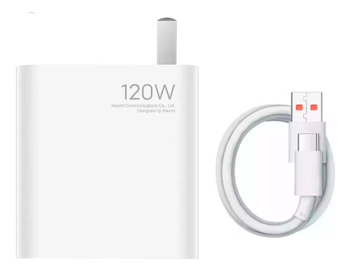 Cargador Xiaomi 120 W Ultra Fast Charge Cable Usb-c Original