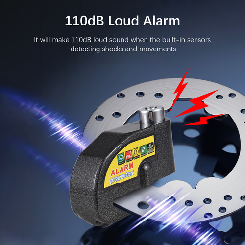 Llaves De Alarma Impermeables Lock Lock, Cable, Disco Para P