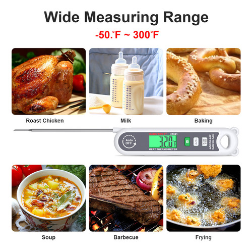 Termômetro Digital Lcd Habotest Para Carne. Panela, Cozinha,