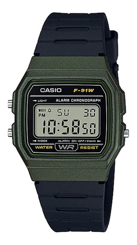 Reloj Casio Digital Unisex F-91wm-3a