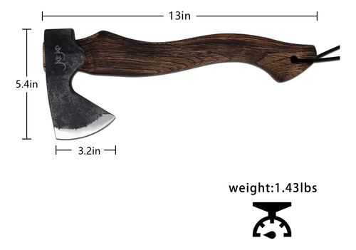 The Artisan - Hatchet De Campamento - Histón De Talla Con Ho
