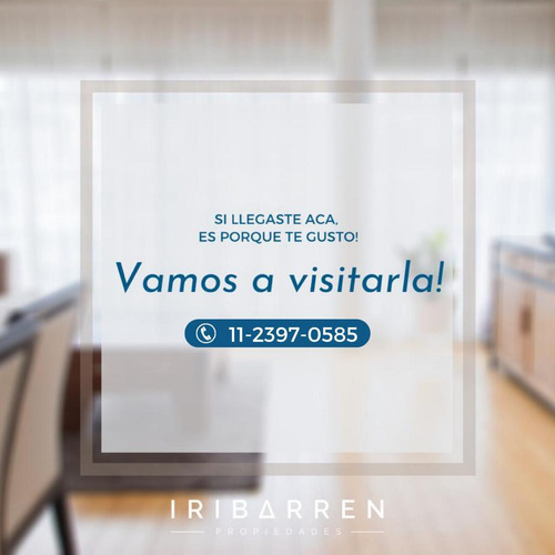 Dúplex 2 Ambientes Con Balcón Y Parrilla En Tigre!
