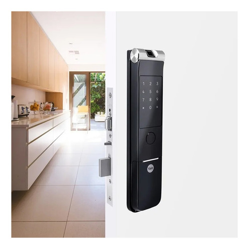 Kit Yale Com Fechadura Digital Ymf 40a Rl Com Hub E Zigbee