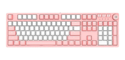 Imagen 7 de 7 de Teclado Mecánico Retroiluminado Rosa Switch Red- Ajazz Ak515