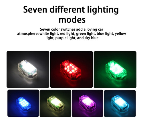 A Luces Led Intermitentes Led Para Coche En V, Moto, Coche