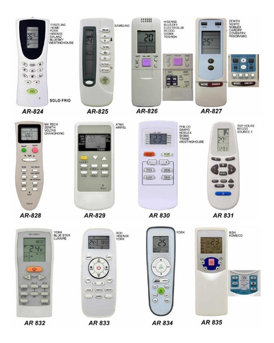 Imagen 6 de 10 de Control Remoto Universal Aire Acondicionado Todas Las Marcas