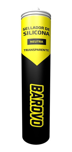 Imagen 3 de 10 de Set Silicona Neutra X5 Uni 280ml + Pistola Aplic Barovo