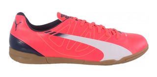 tenis puma rosa y azul