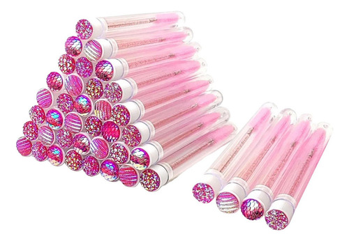 40x Rímel Desechable Cepillo Rímel Varitas Tubo Conjunto