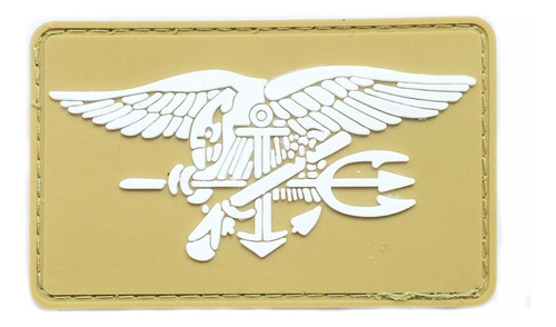 Parche Pvc Táctico Militar Velcro Insignia Navy Seal