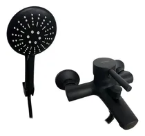 Comprar Griferia De Baño Monocomando De Ducha Negro Mate
