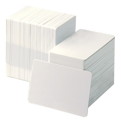 Imagem 2 de 6 de Cartão Pvc Branco Cr-80 0.76 Mm 200un