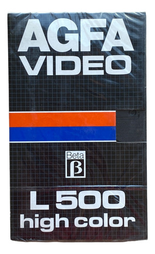 Par De Cassettes Agfa Beta L500 High Color Betamax Sellados
