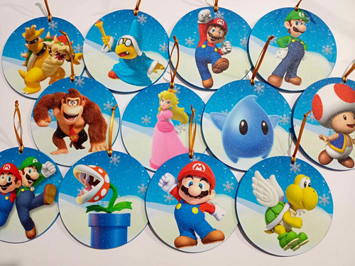 Esferas Navideñas Mario Bros