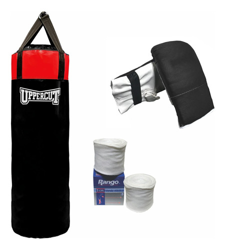 Bolsa Boxeo 90x 40 Ancha + (relleno/ Guantín/ Venda)