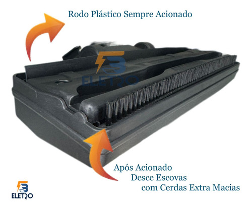 Bocal 27cm Rodo Com Escova Asp Britania Faciclean 1000