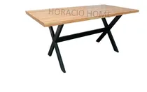 Comprar Mesas Comedor 180 Muebles Hierro Cruzado Madera Horacio Home