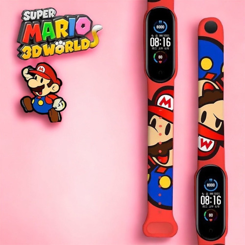 Reloj Mario Bross - Reloj Niño Digital Touch - Super Mario Color de la correa Rojo Color del bisel Negro