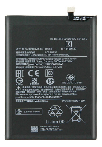 Bateria Xiaomi Bn66 Poco C40 Tienda Fisica Servicio Tecnico